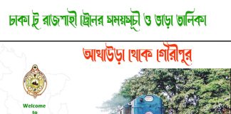 Akhaura To Gouripur Train Schedule With Ticket Price akhaura-to-gouripur-train-schedule