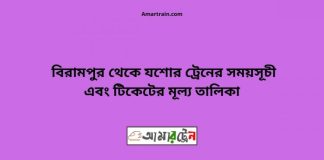 Birampur To Jessore Train Schedule With Ticket Price