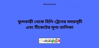 Fulbari To Hili Train Schedule With Ticket Price