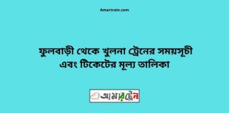 Fulbari To Khulna Train Schedule With Ticket Price