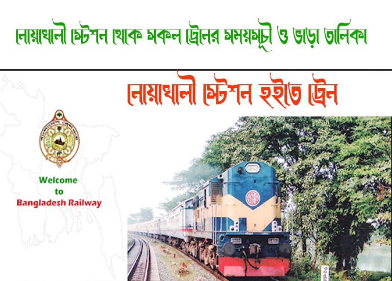 Noakhali To Maijdee Court Train Schedule With Ticket Price