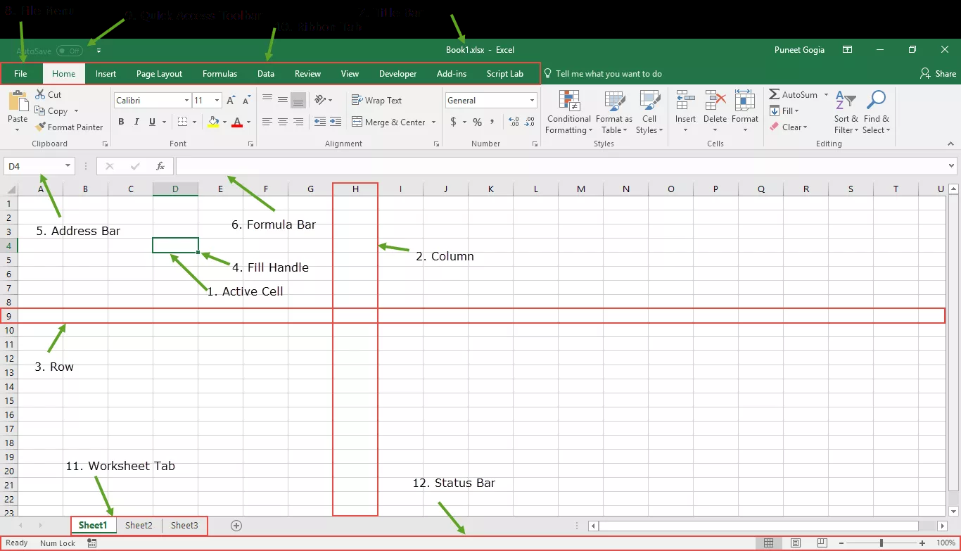 Introduction of Microsoft Excel